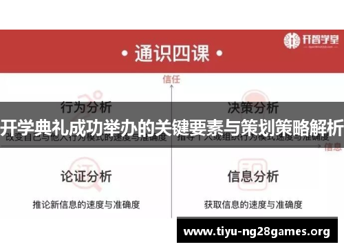 开学典礼成功举办的关键要素与策划策略解析